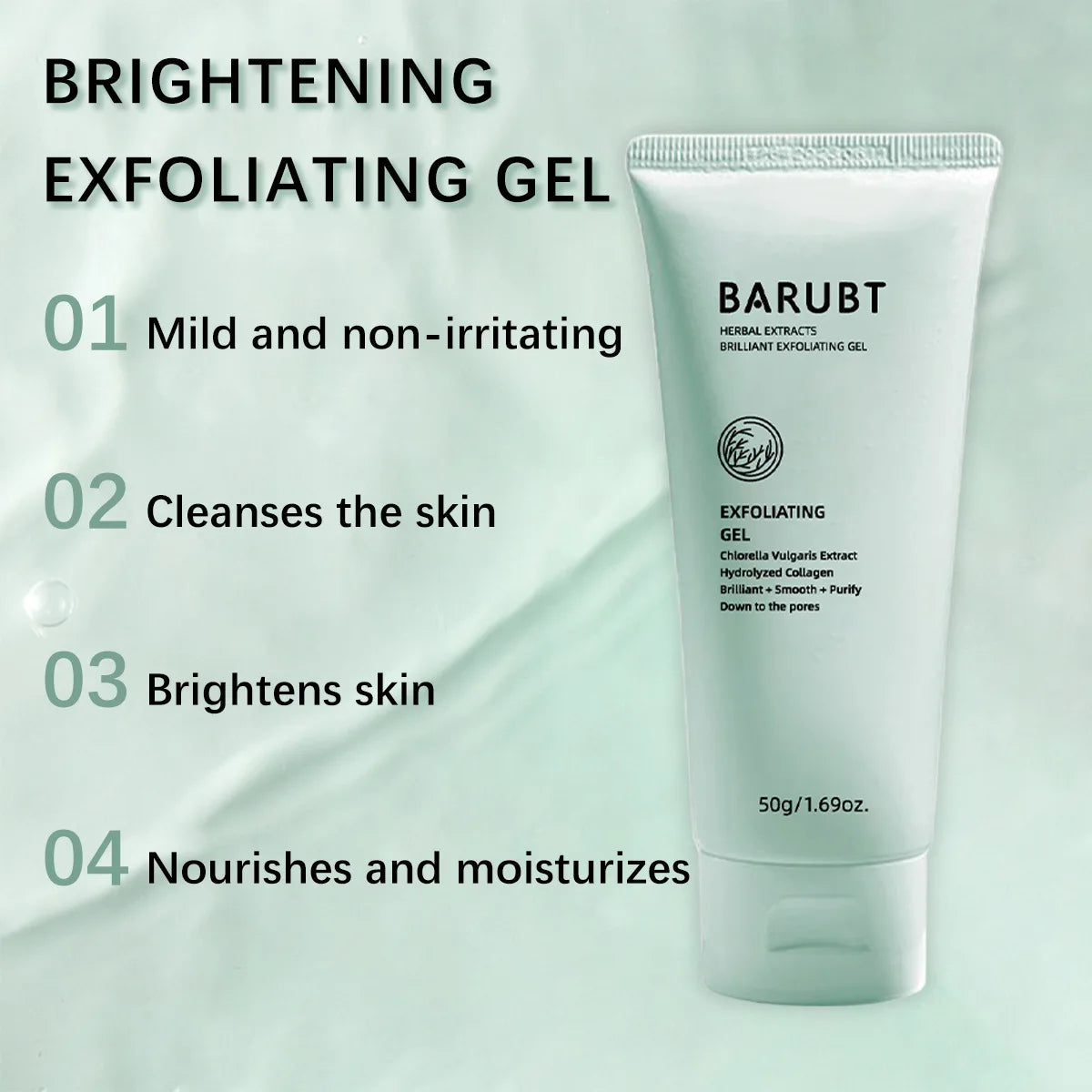 Herbal Exfoliating Face Gel | Deep Pore Cleanser | Tidesmit 100ml Scrubs Treatments Tidesmit