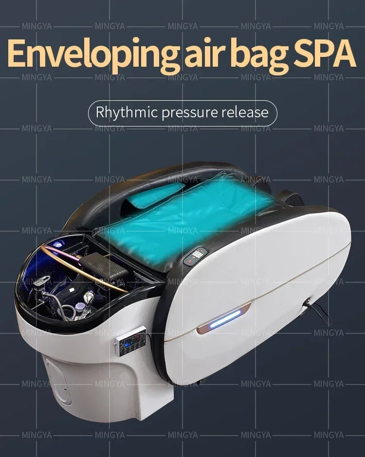 Electric Shampoo Bed – Ergonomic Salon Hair Washing Chair for Professionals Massage Chairs Tidesmit