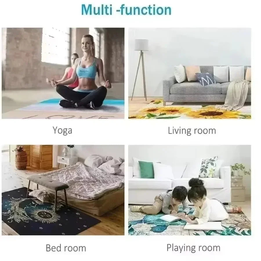 HRC HONDA Motorcycle Logo Printed Carpet Non-slip Carpet Carpets for Living Room Yoga Mat Outdoor Carpet Birthday Gift