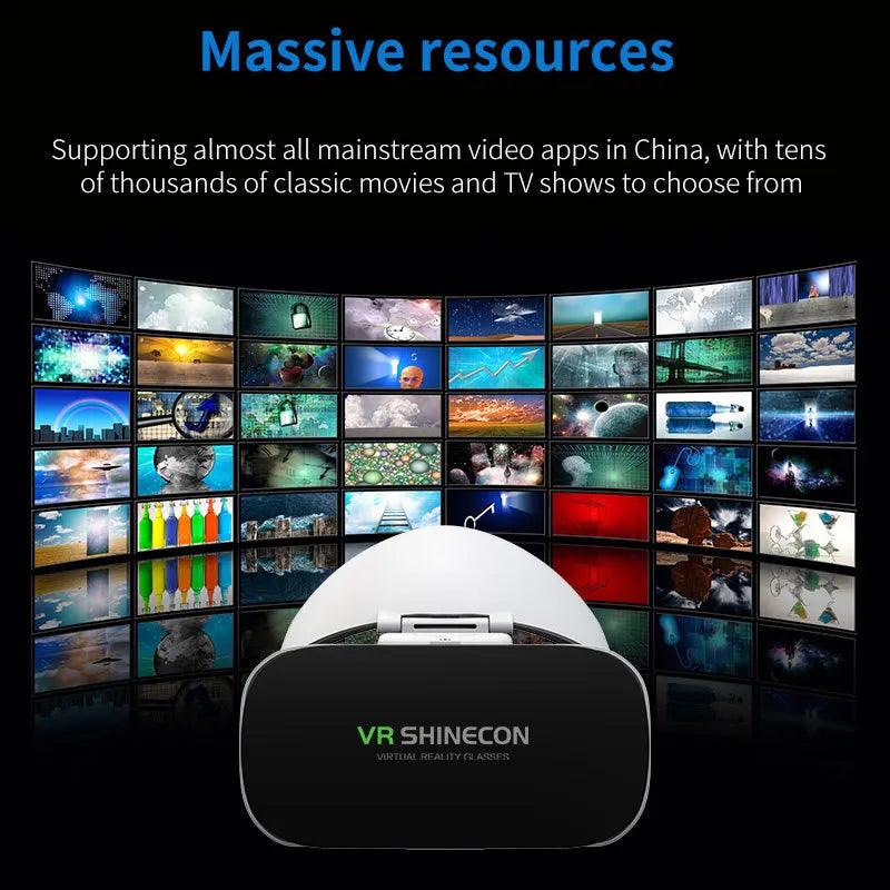 VR Headset for Smartphone 3D Experience - Adjustable G19 Model Tidesmit