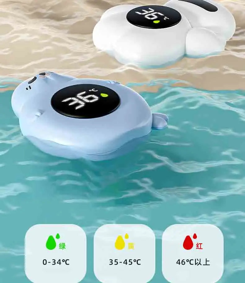 Baby Bath Water Thermometer Temperature Bath Meter Thermometer for Kid Waterproof Digital LED Display Tub Temperature Monitor Te