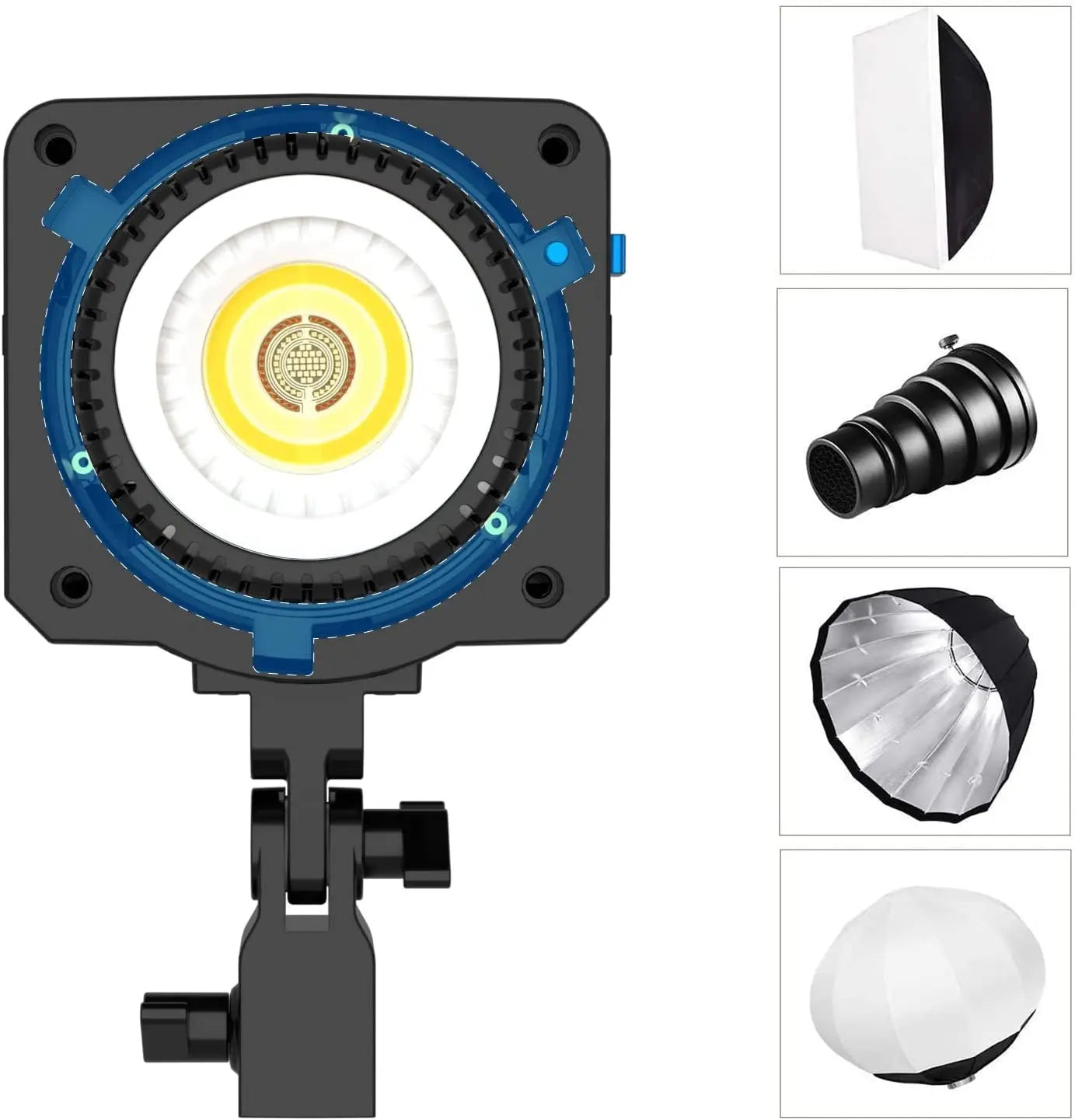 100W Bi-Color LED Video Light with Bowens Mount - Tidesmit Professional Tidesmit