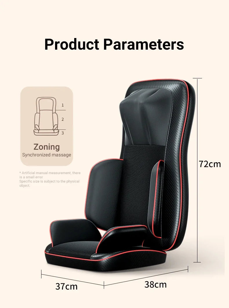 Electric Massage Pillow for Muscle Relief with Heat Therapy - QWW728 Massage Chairs Tidesmit