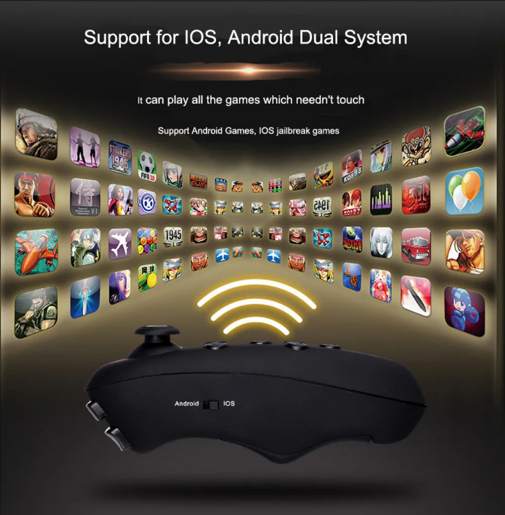 VR Headset for Smartphones - Immersive 3D Mobile VR Glasses Tidesmit
