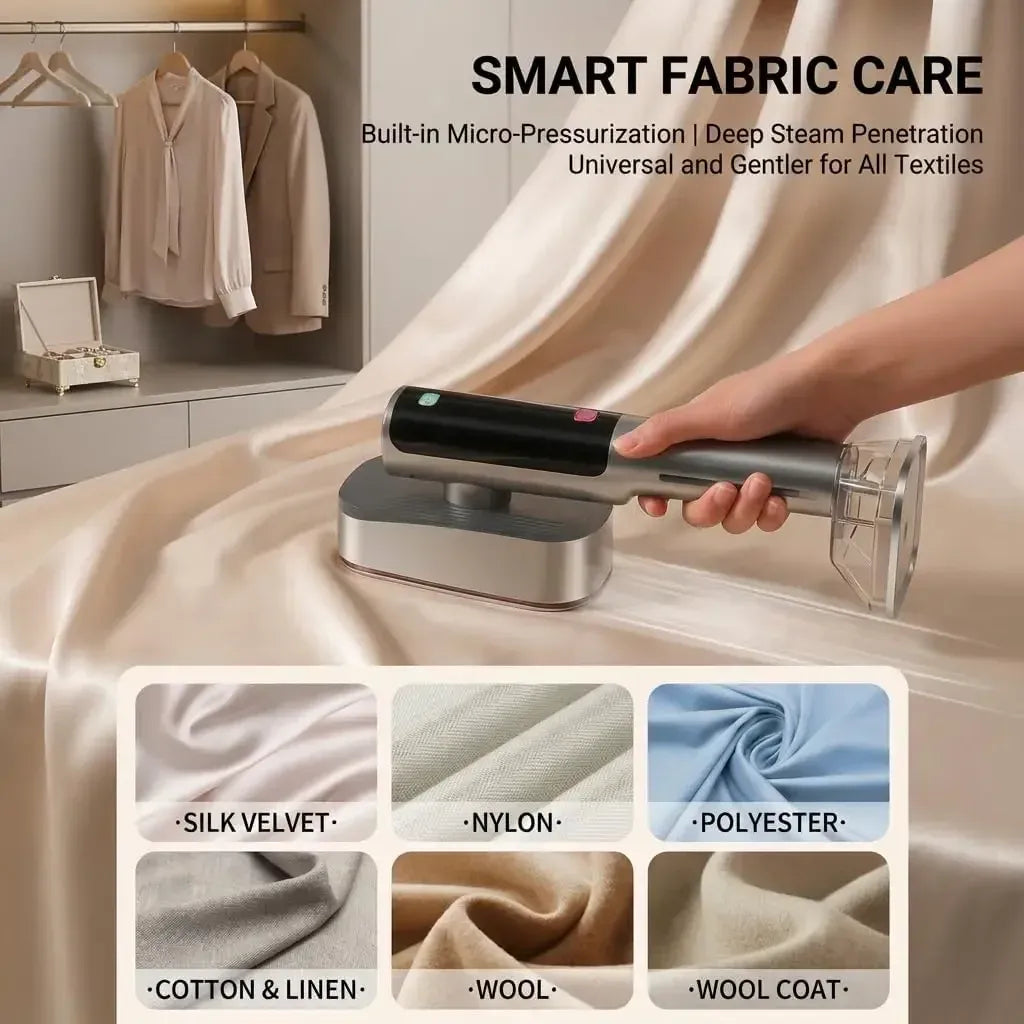 Tidesmit Handheld Fabric Clothes Steamer 220ml