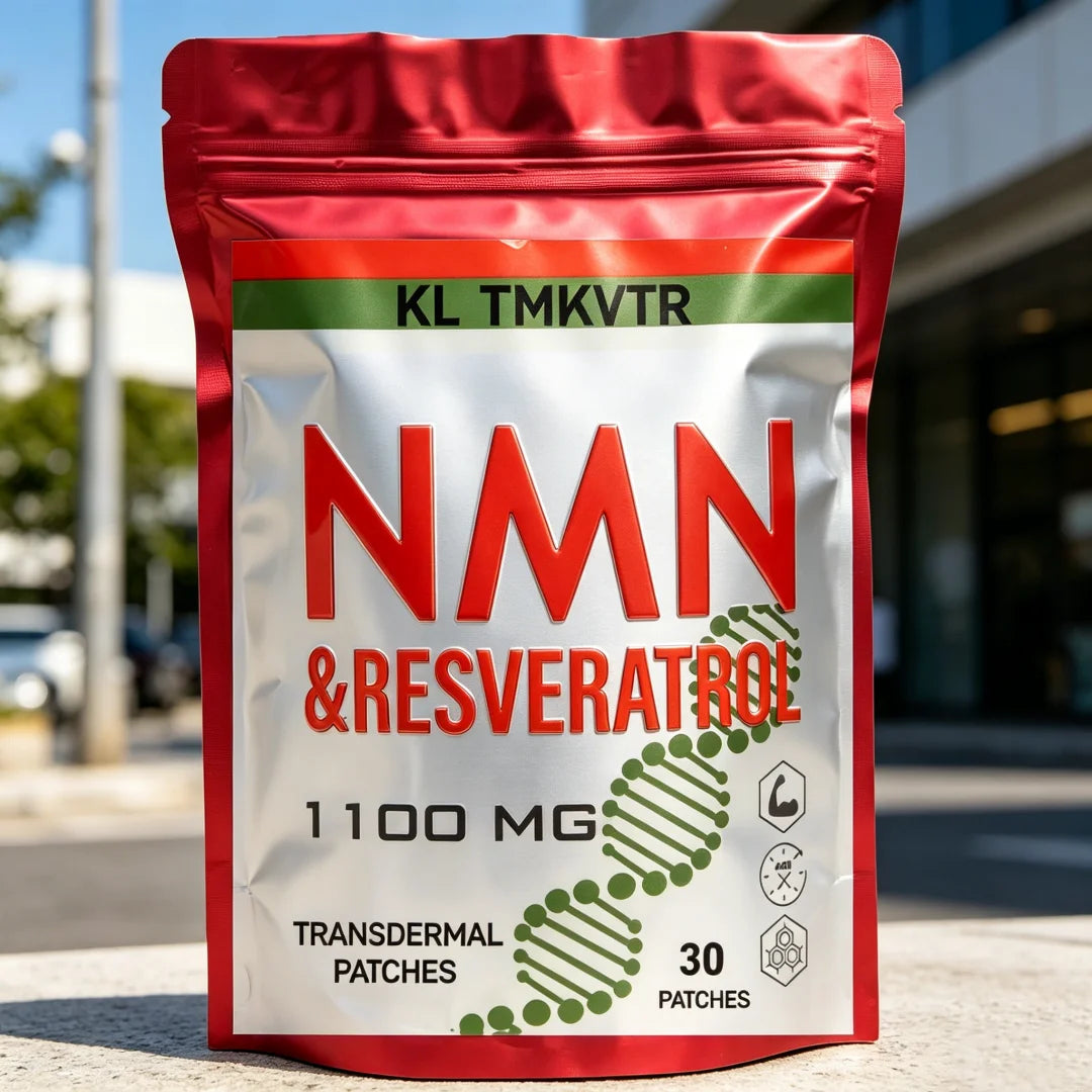 30 Patches Nmn ( Mononucleotide ) Transdermal Patches With Resveratrol For Anti-aging Antioxidant