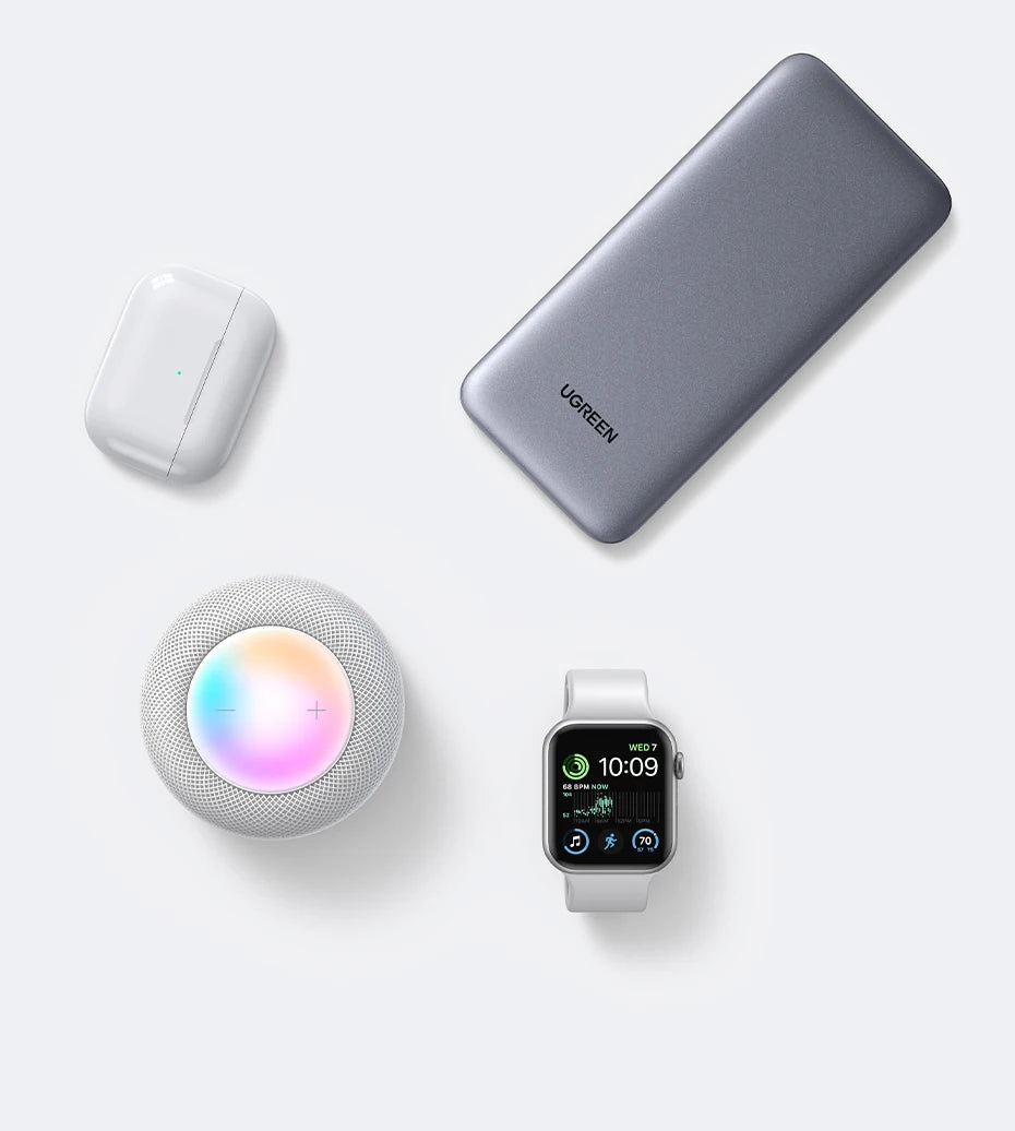 Portable 20000mAh Fast Charging Power Bank with USB-C PD Delivery Tidesmit