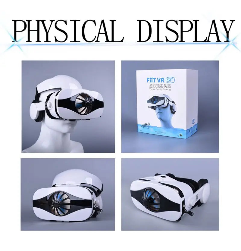 VR Headset for Smartphone – 3D Immersive Glasses with Spatial Audio Tidesmit