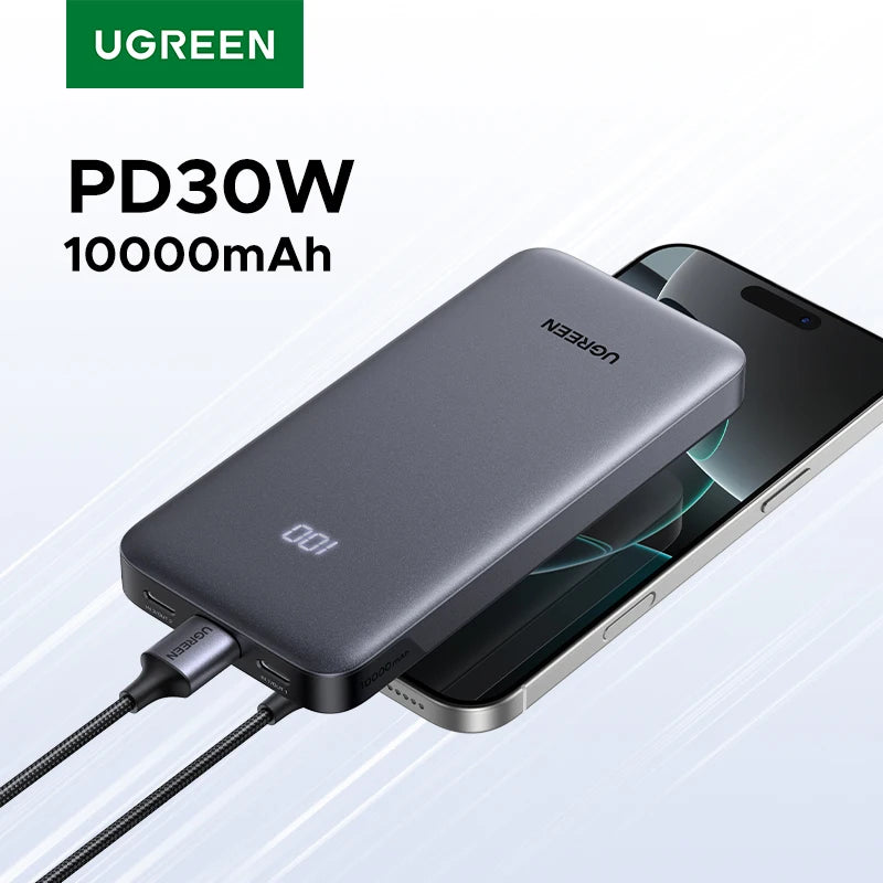 Portable 20000mAh Fast Charging Power Bank with USB-C PD Delivery Tidesmit