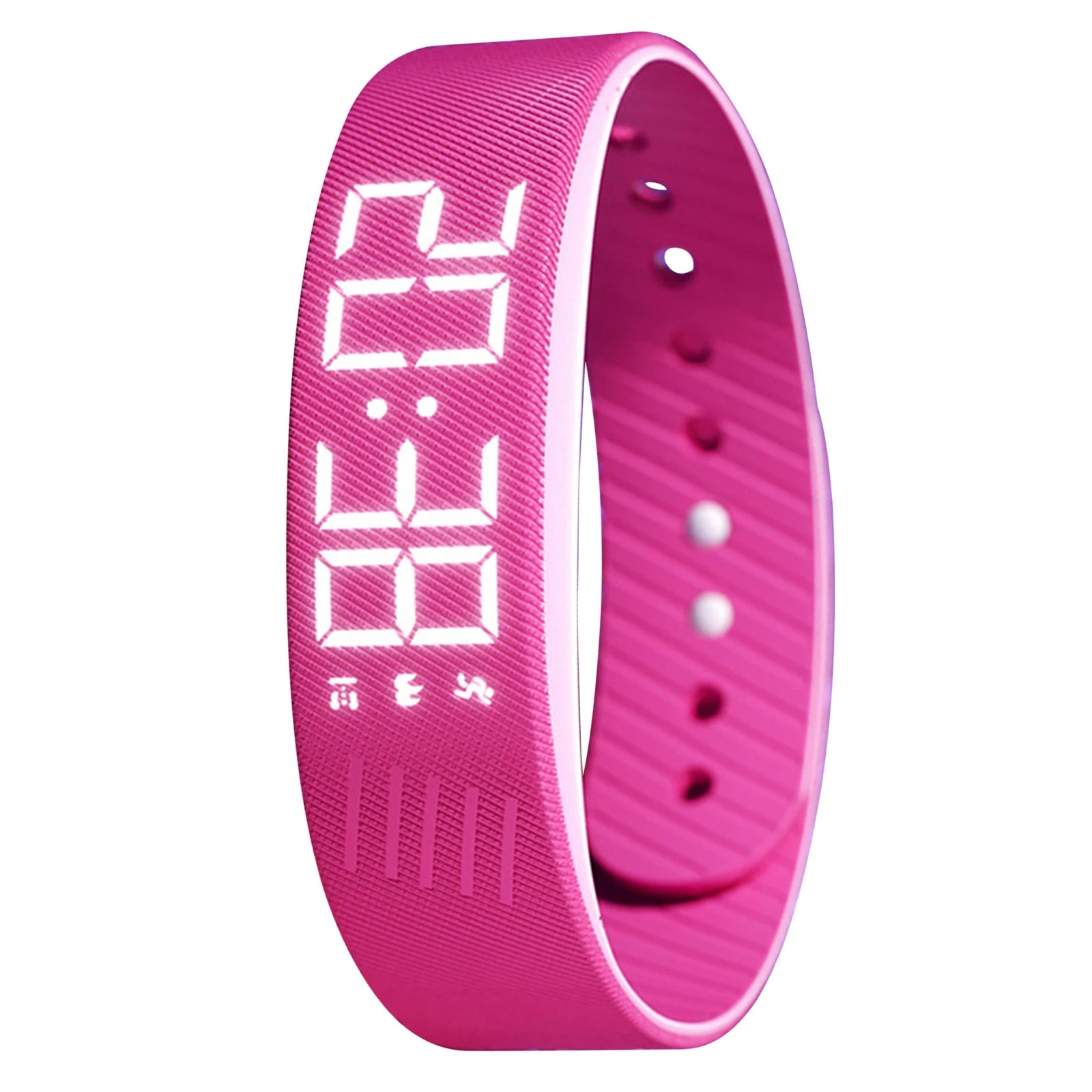 Vibrating Alarm Wristband Waterproof Silent Vibration Alarm Watch with Step Counter Pedometer for Heavy Sleepers Students