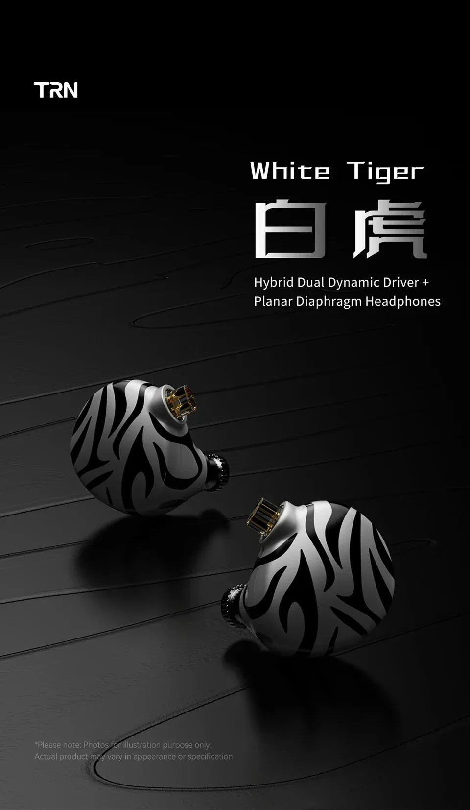Hybrid Dual Driver In-Ear Monitors | Planar Diaphragm | Tidesmit Tidesmit