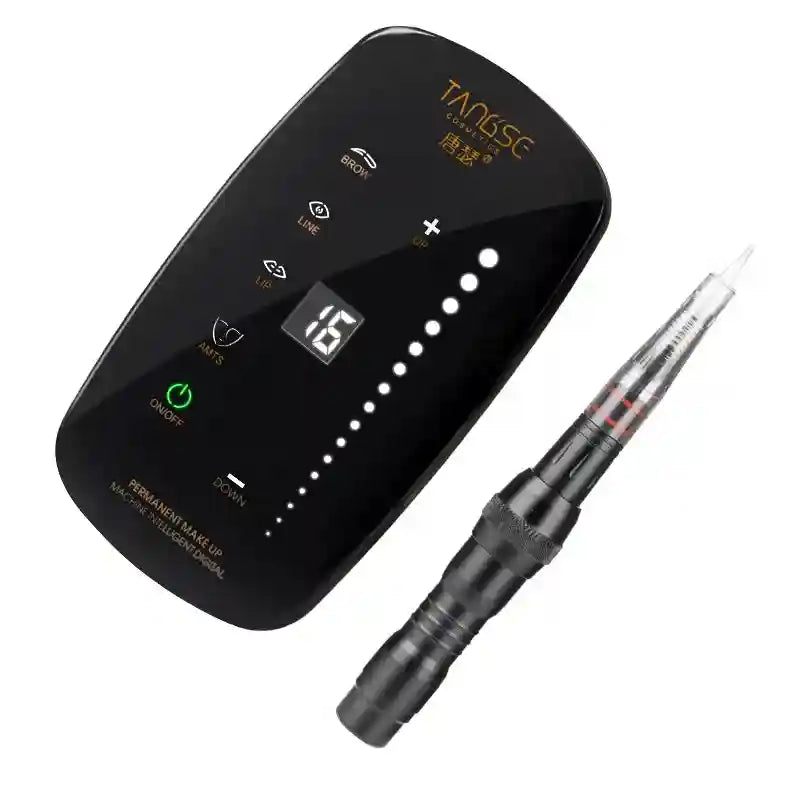 Wireless PMU Machine Kit - Black Professional Microblading Pen Device Permanent Makeup Machines Tidesmit