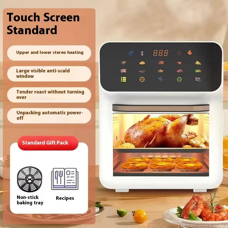 12L High Quality Multifuncional Commercial Smart Electric Digital Home air Fryer Silicone Pot