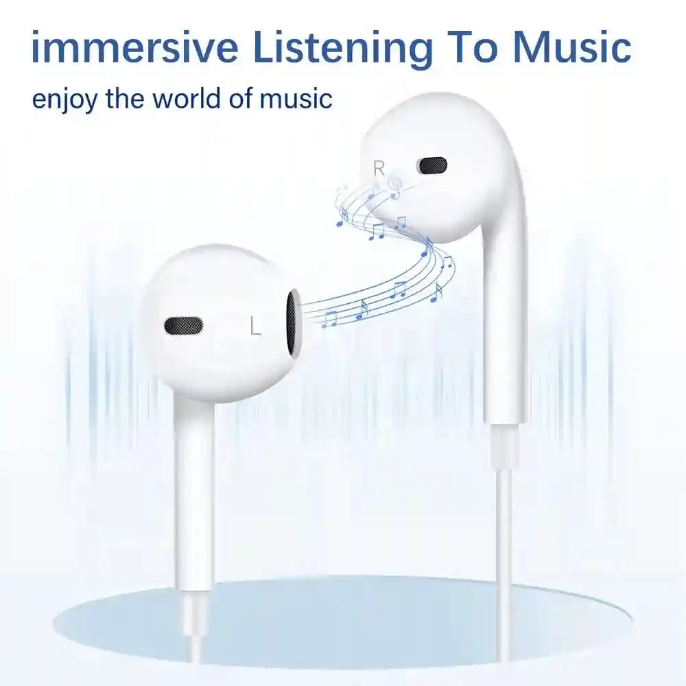Wired Earphones for iPhone 14-7 - Noise Isolating In-Ear Audio Tidesmit