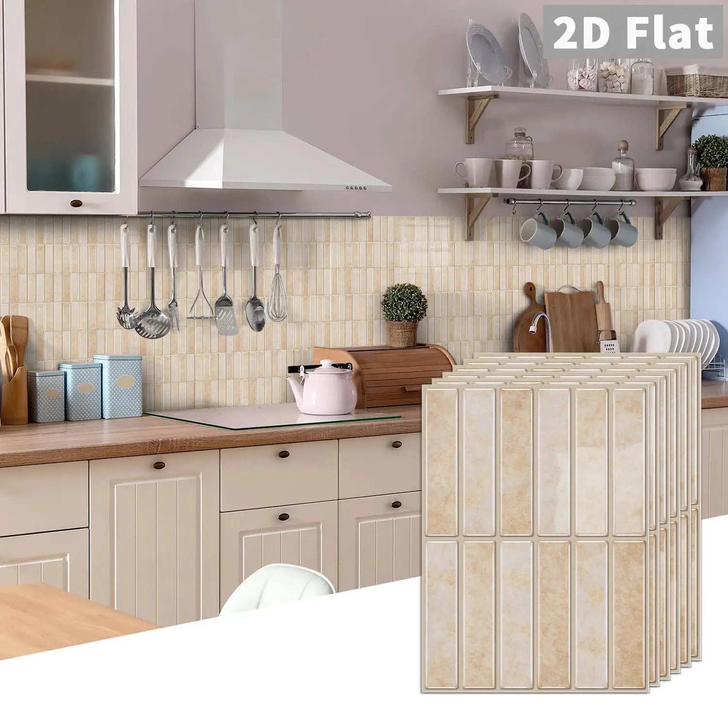 Peel-and-stick self-adhesive tile stickers Self-adhesive tile decals Kitchen and bathroom backsplash decoration Bedroom decor