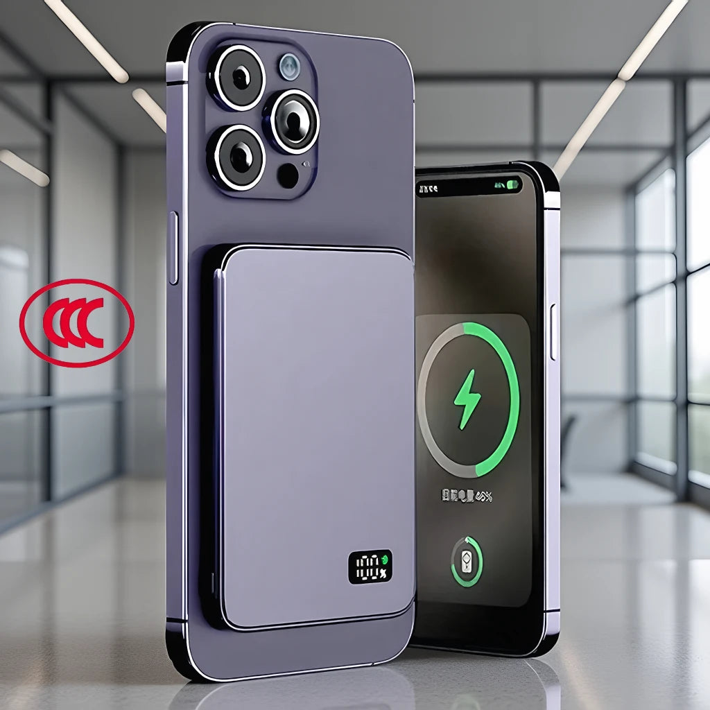 Magnetic Power Bank 10000mAh Qi2 Wireless Portable Charger - Tidesmit Tidesmit