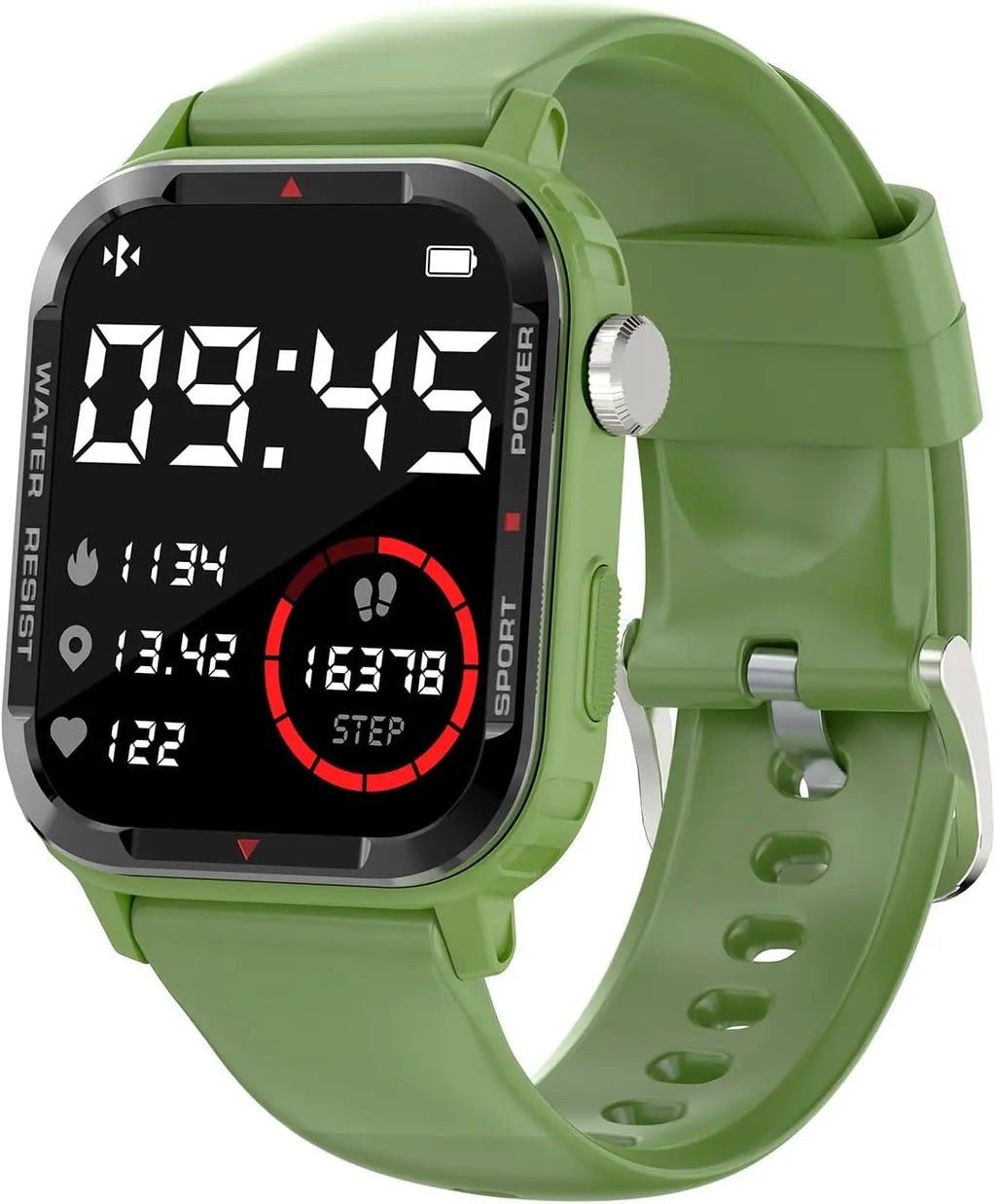 Smartwatch with HD Touch Screen, Wireless Calling, Alarm, Multi-Sport Modes, Sedentary Reminder, Calculator, Suitable for Both Android and IPhone, Unisex,Valentine's Day/Christmas/New Year/Birthday Watch Gifts