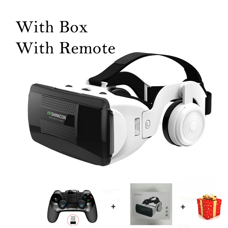 Tidesmit Smartphone VR Headset with Adjustable Lenses and Remote Control With Remote B Tidesmit