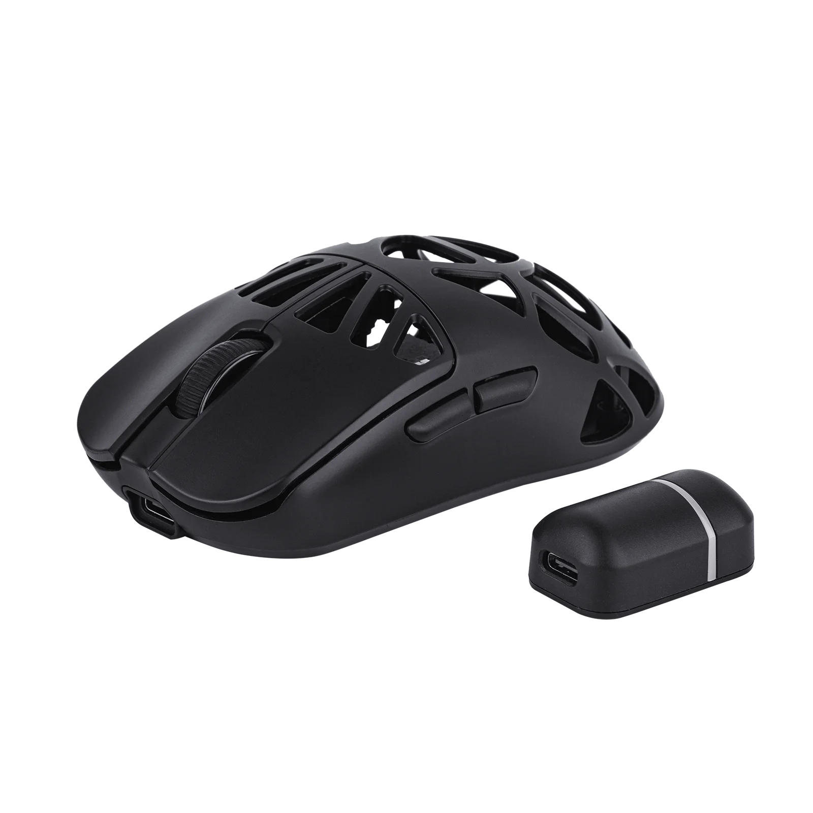 EPOMAKER Carbon X Gaming Mouse Wired/2.4G/BT Wireless Ultra-Lightweight Carbon Fiber Shell Mouse with PAW3950 Sensor 300mAh