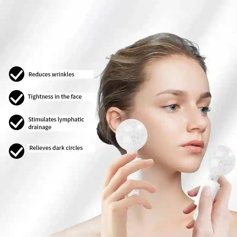 Ice Globe Face Massager for Skin Cooling & Soothing | Tidesmit Eye Massage Instrument Tidesmit