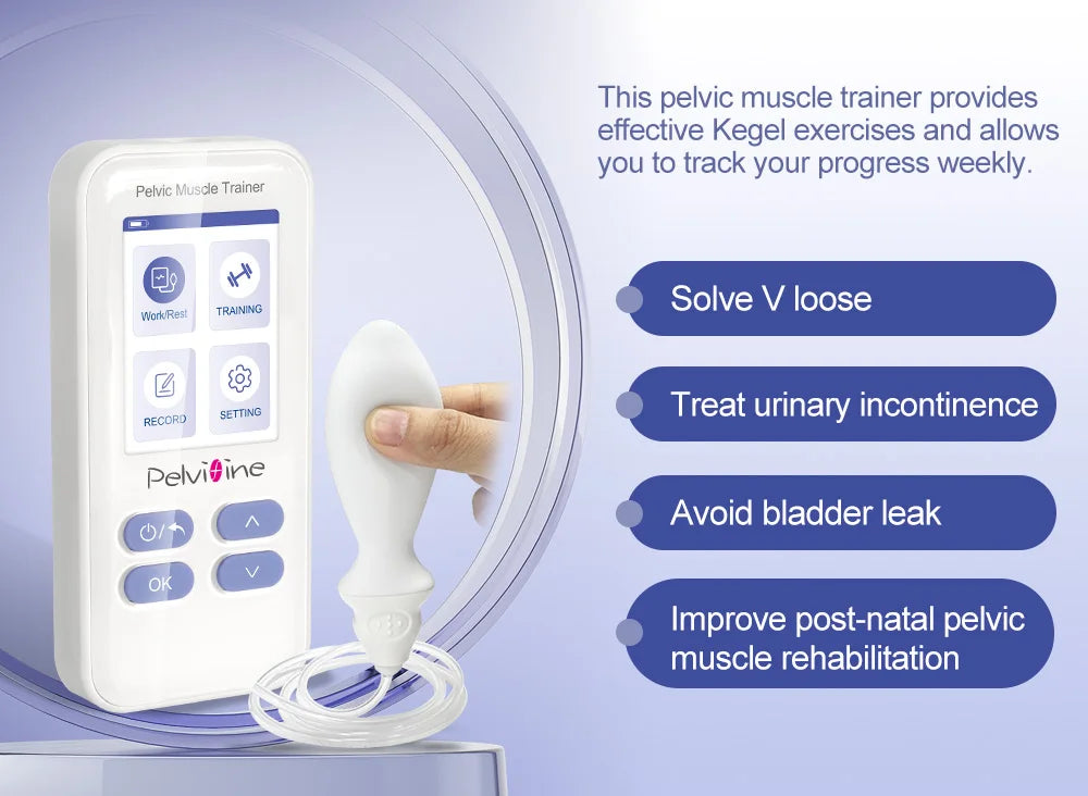 Pelvic Muscle Trainer – 98% Biofeedback Accuracy Kegel Exerciser