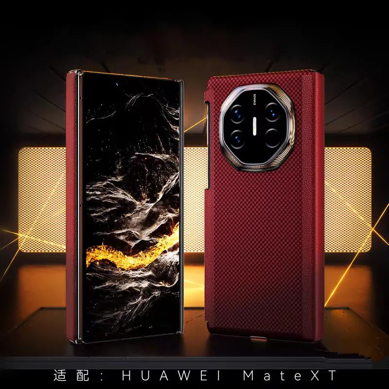 Aramid Carbon Fiber Case for Huawei Mate XT Ultimate - Slim Protection Tidesmit