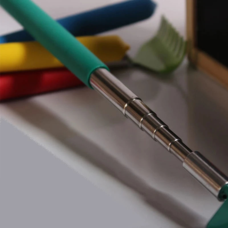 Telescopic Back Scratcher Stainless Steel Retractable Massager Back Massage Instrument Tidesmit
