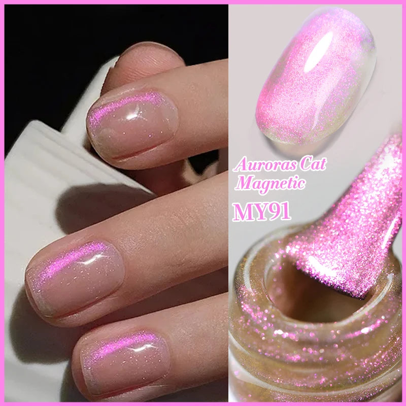 9D Cat Eye Gel Polish Magnetic UV LED Varnish for Professional Manicure Permanent Makeup Machines 59222-2-AC02 Tidesmit