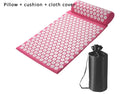 Profession Acupressure Massage Yoga Mat Touchpoints Relieve Back Body Pain Stress Spike Mat Acupuncture Mat with Pillow Cover