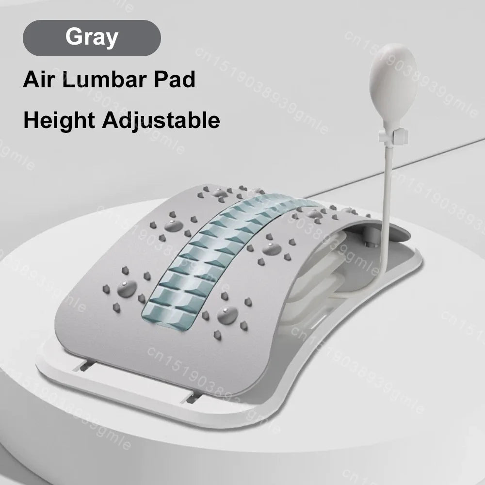 Electric Back Massager with Airbag Support & Heat Therapy Back Massage Instrument Grey Tidesmit
