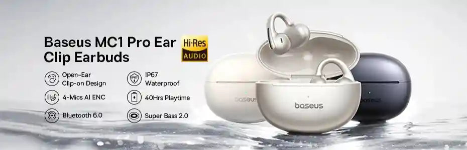 Tidesmit Open Ear Wireless Headphones - Waterproof Sport Earbuds Tidesmit