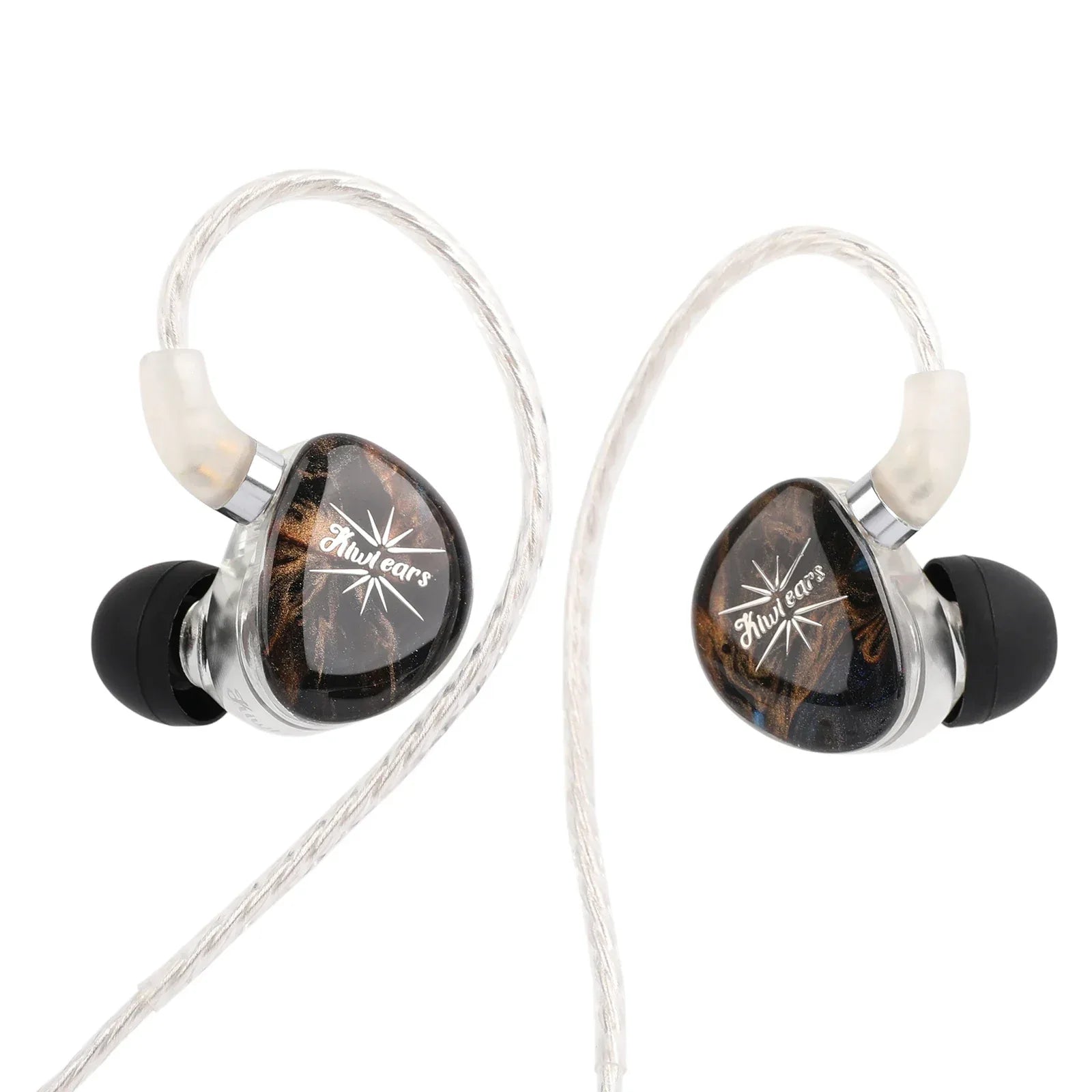 Kiwi Ears Singolo IEM Wired Earbuds | 11mm Driver | Tidesmit Black Tidesmit