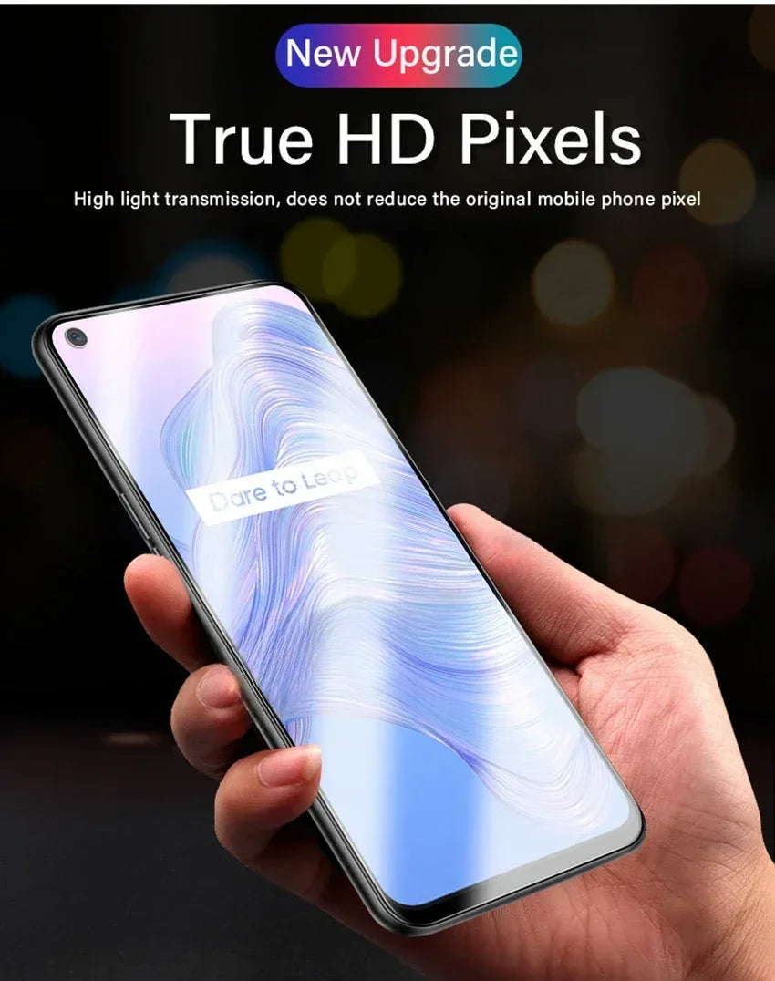 Realme Tempered Glass Screen Protector - 9H Hardness 3 Pack Tidesmit