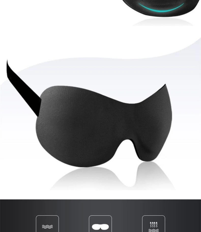3D Non-Marking Three-Dimensional Eye Mask Without Nose Simple Solid Color Blackout Sleep Students Lunch Break Eye Masks