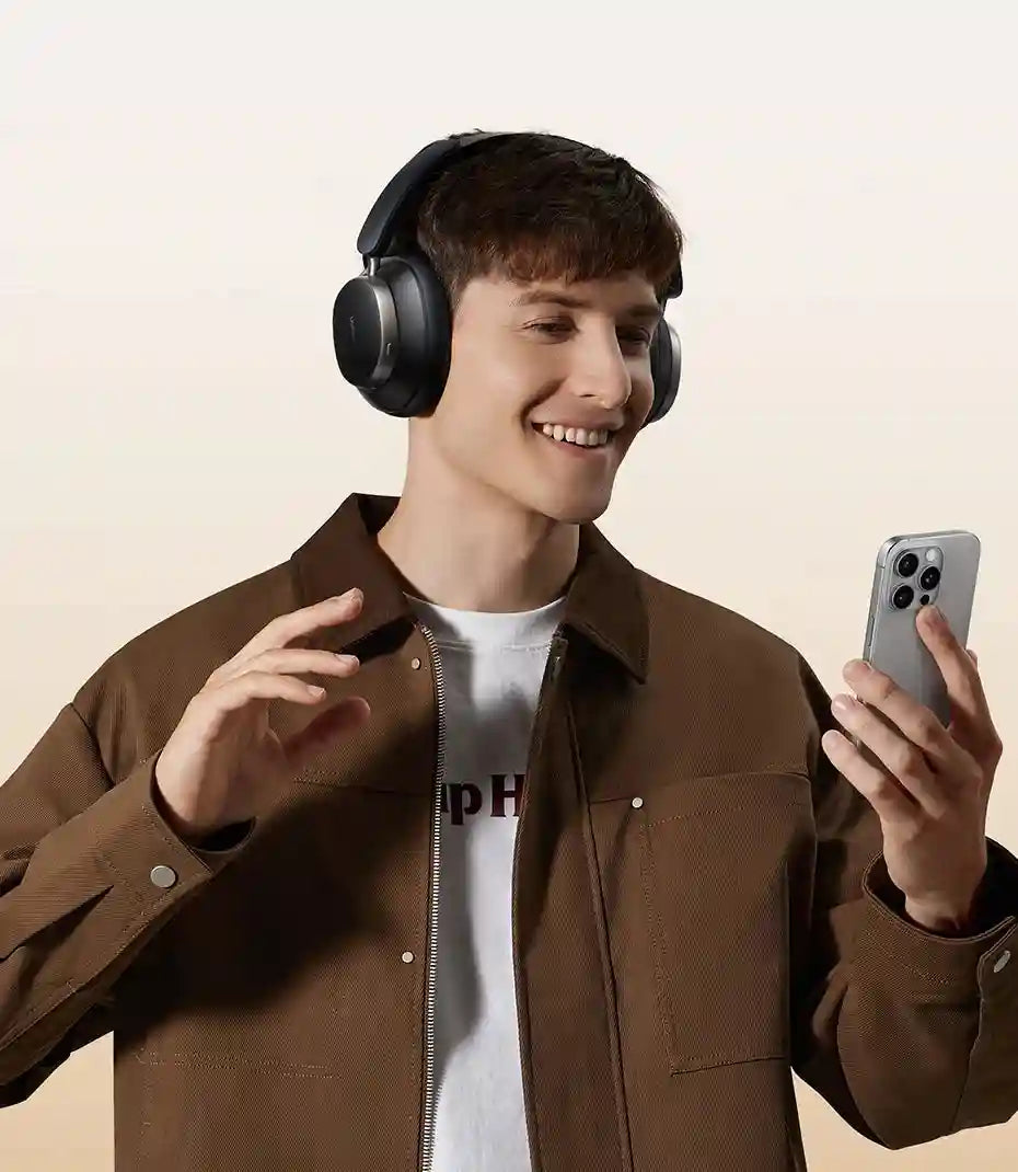 Tidesmit Wireless Over-Ear Headphones with Active Noise Cancellation Tidesmit