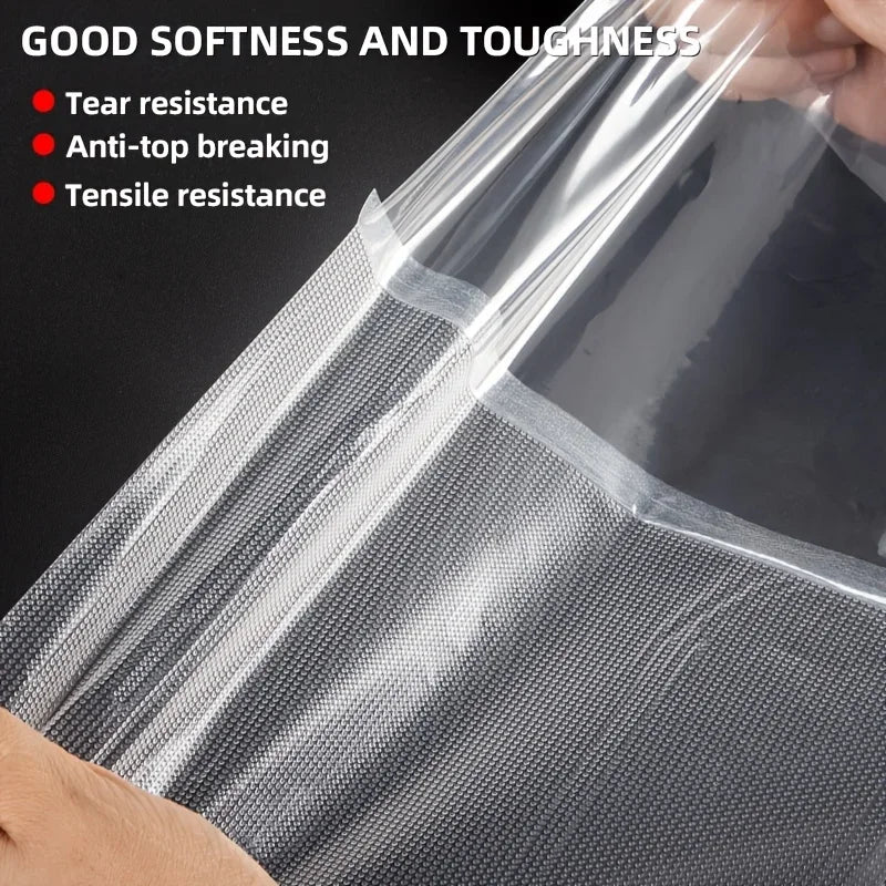 Vacuum Sealer Rolls Textured Surface for Optimal Sealing, Ideal for Food Preservation Safe for Direct Food Contact