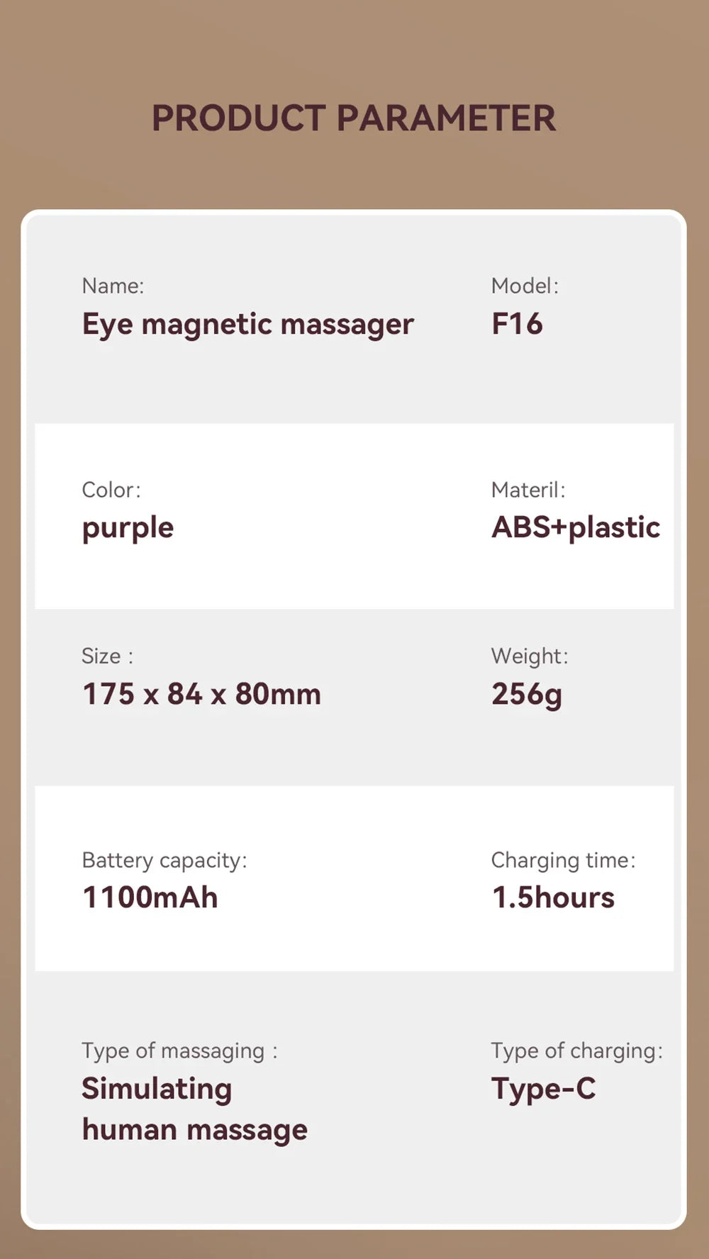 Electric Eye Massager with Bluetooth - Portable Heat Therapy Relief Massage Chairs Tidesmit