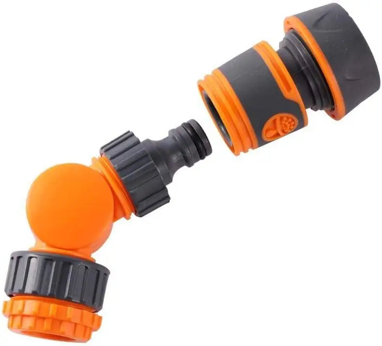 Garden Hose Connector Faucet Adapter For Inch Hose Reel Cart Plastic Click-lock Quick ConnectionFor Watering Irrigation Gard
