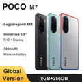 Global Version POCO M7 4G Smartphone Snapdragon® 685  6.9" 144Hz FHD+ DotDisplay 50MP Camera 7000mAh Battery NFC