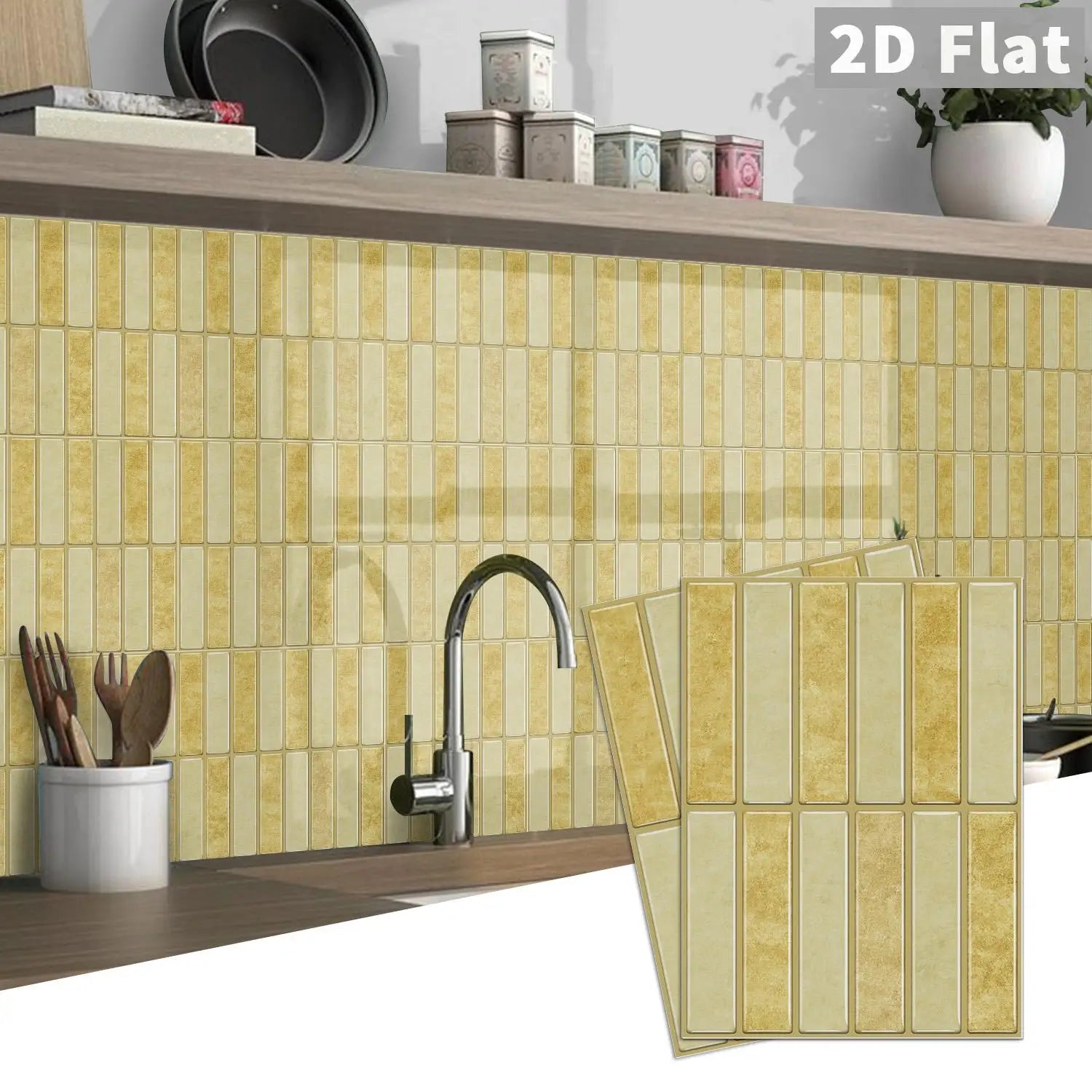 Peel-and-stick self-adhesive tile stickers Self-adhesive tile decals Kitchen and bathroom backsplash decoration Bedroom decor