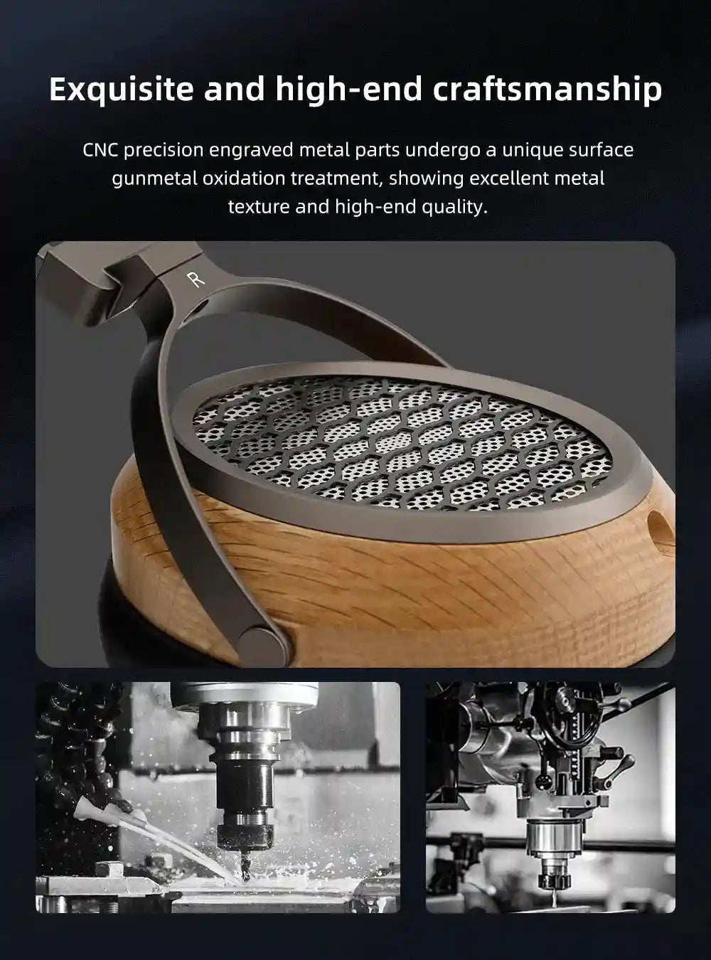 SIVGA P2 Pro Planar Magnetic Headphones | Open Back Walnut Wood Tidesmit