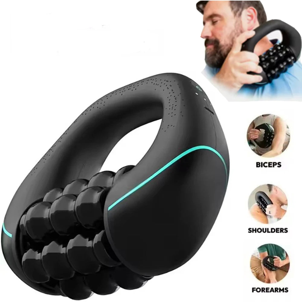 Percussive Massager for Muscle Recovery, 3-Speed Deep Tissue, Black Relaxation Treatment Tidesmit