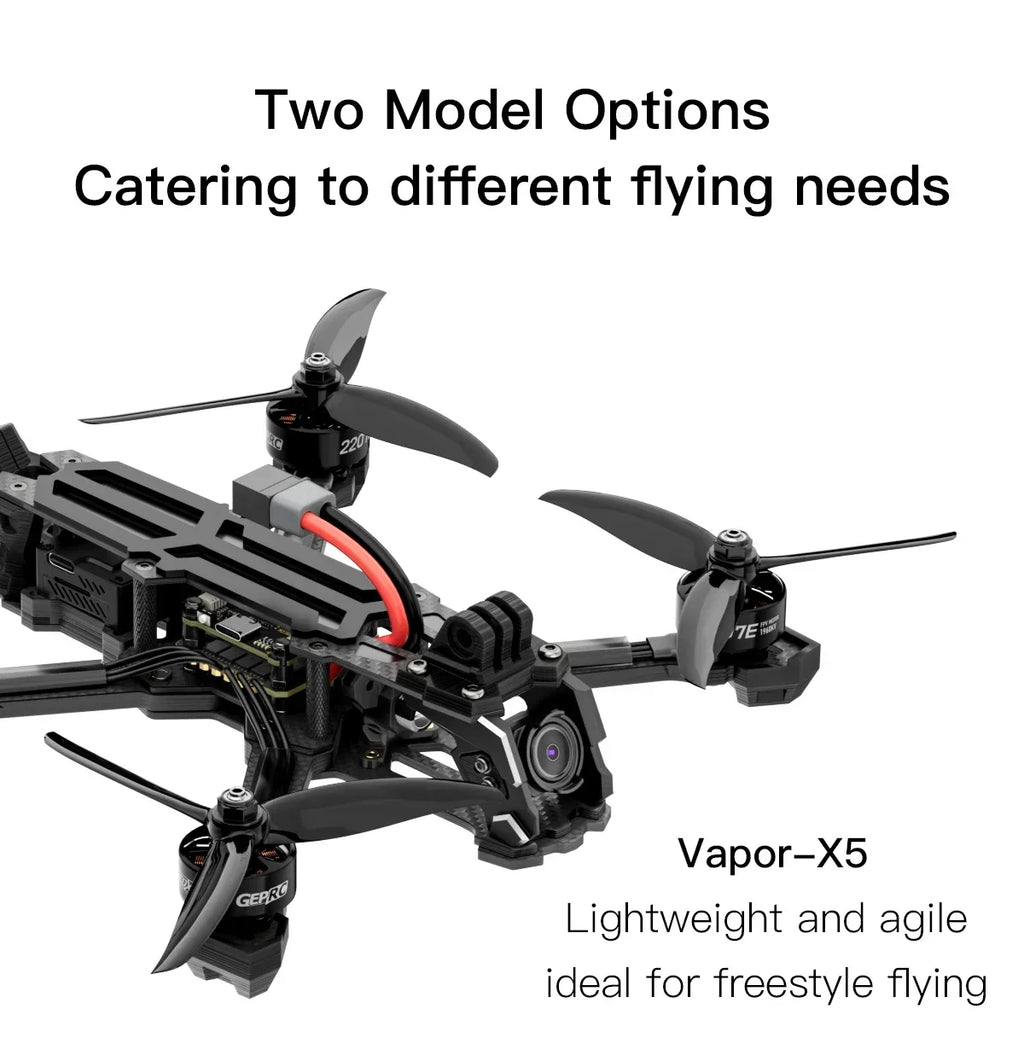 5 Inch FPV Drone Freestyle Quadcopter - F722 6S Analog Performance Tidesmit