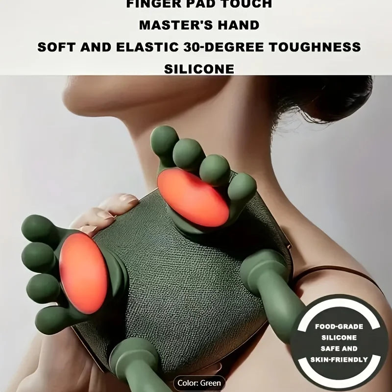 Neck and Shoulder Massager with 6D Nodes - Deep Tissue Relief Massage Cushion Tidesmit