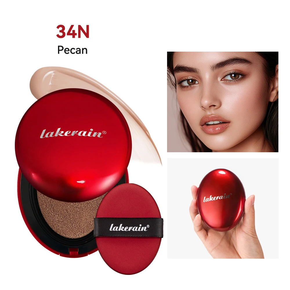 Tidesmit long-lasting semi-matte cushion foundation with SPF providing 72-hour coverage for a flawless face makeup
