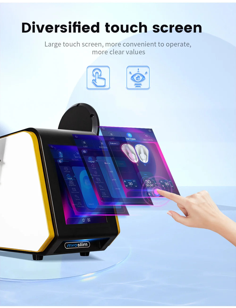 Electromagnetic Muscle Stimulator for Professional Fat Reduction Massage Chairs Tidesmit