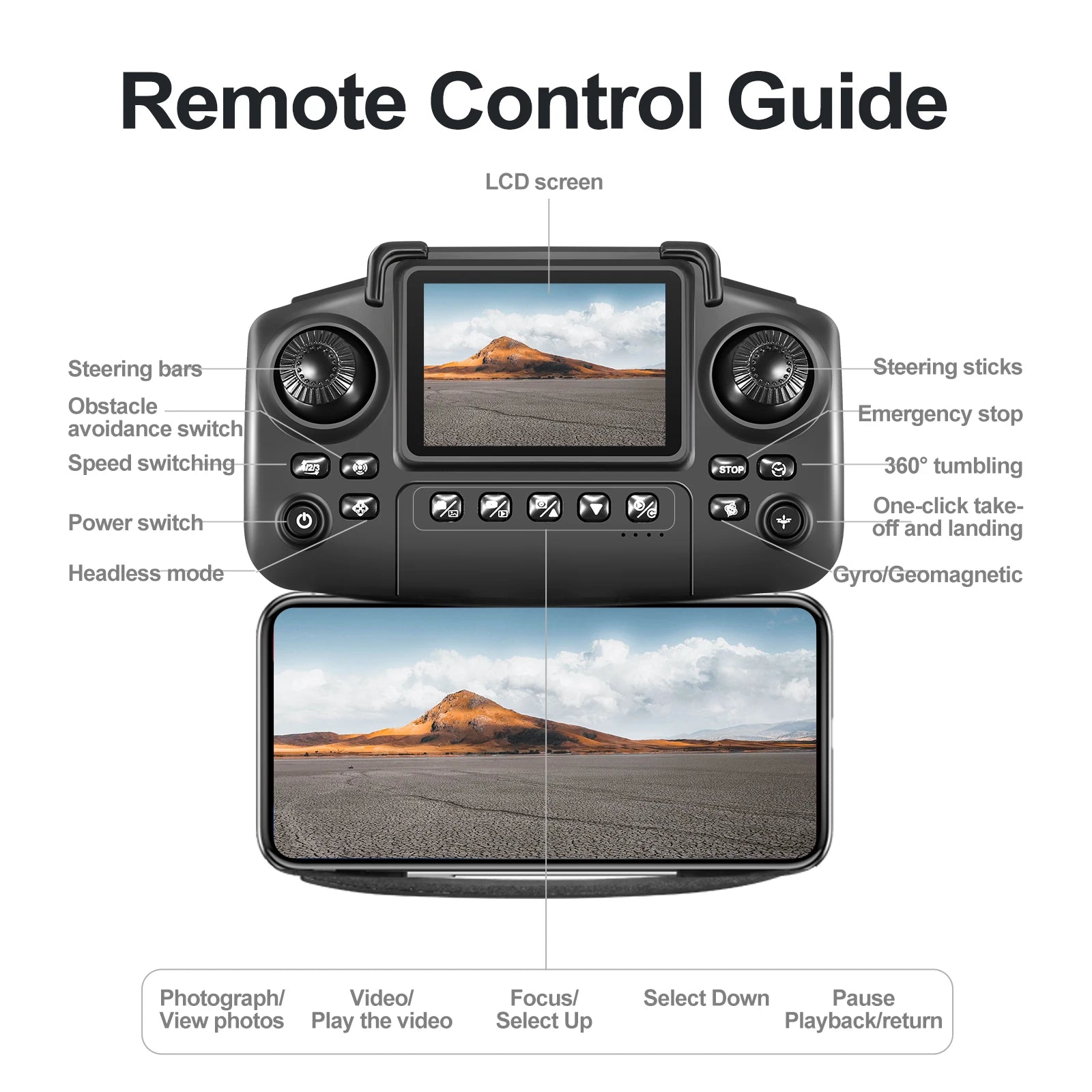 4K Camera Drone Foldable Quadcopter - Beginner-Friendly Tech Tidesmit