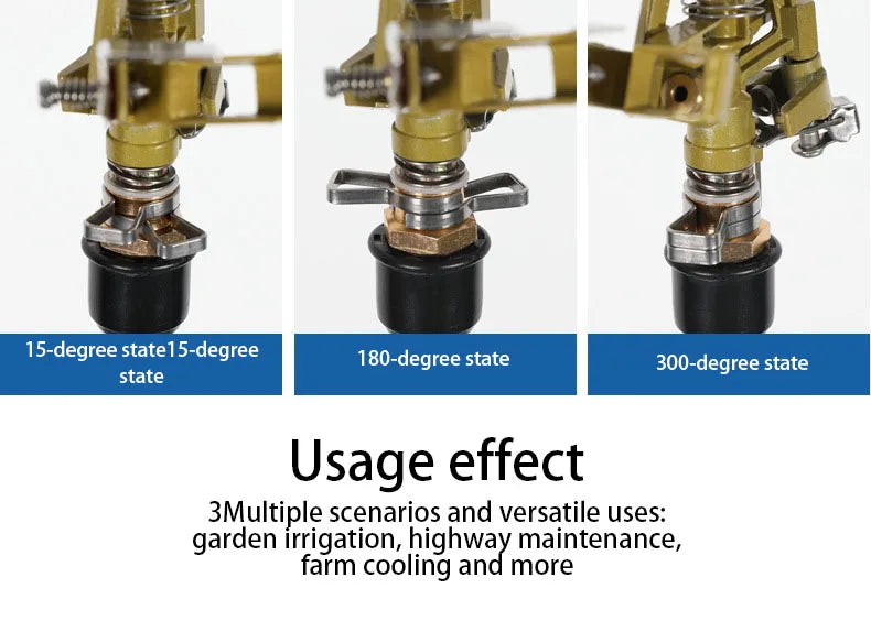 Sprinkler base with adjustable nozzle angles for directing spray coverage