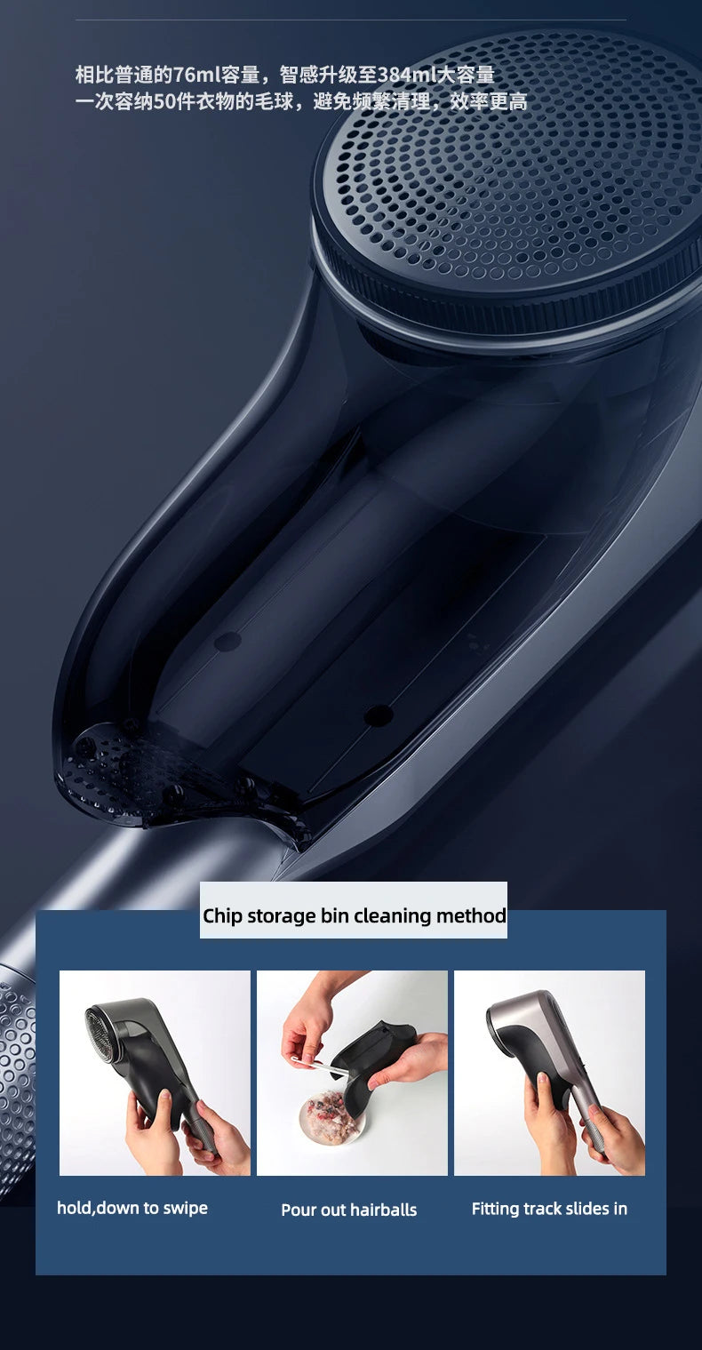 Tidesmit 60W professional lint remover machine showing ergonomic handle and precision shaving head for clothes