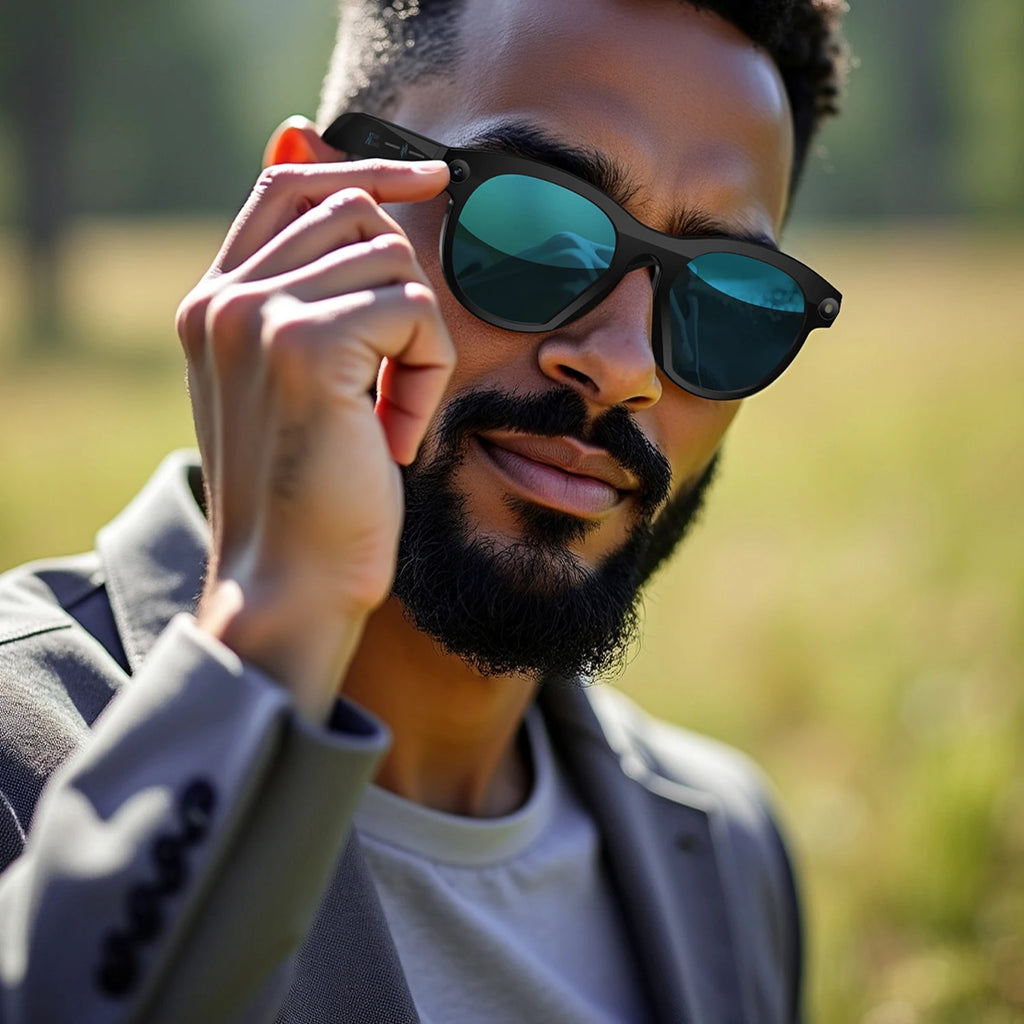 AI Smart Glasses with Camera & Bluetooth Audio | Tidesmit Tech Tidesmit